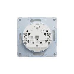 Prise de courant 2P+T FR D-Life MTN2500-6037 Blanc nordic mat mécanisme et enjoliveur