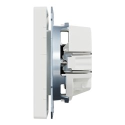 Prise de courant 2P+T FR D-Life MTN2500-6037 Blanc nordic mat mécanisme et enjoliveur