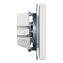Prise de courant 2P+T FR D-Life MTN2500-6037 Blanc nordic mat mécanisme et enjoliveur