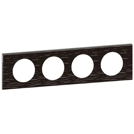 Plaque Celiane plastique 4 postes finition corian gouge 069024