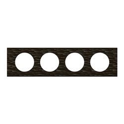 Plaque Celiane plastique 4 postes finition corian gouge 069024