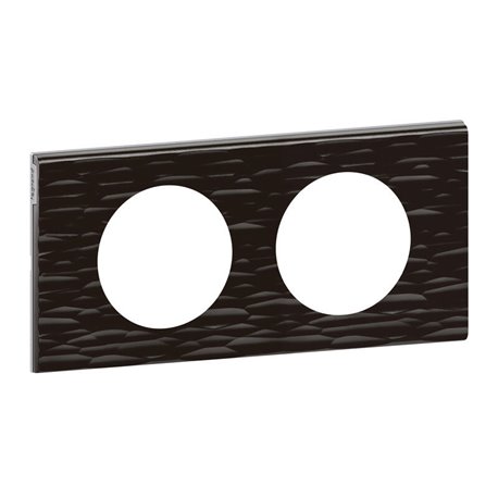 Plaque Celiane plastique 2 postes finition corian gouge 069022 Plaque Celiane plastique 2 postes finition corian gouge 069022