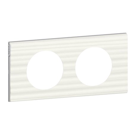 Plaque Celiane plastique 2 postes finition corian cannele 069012