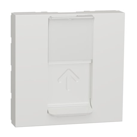 Prise pour 1 RJ45 S-One Unica NU941120 Blanc antibactérien 2 modules mécanisme seul Prise pour 1 RJ45 S-One Unica NU941120 Blanc antibactérien 2 modules mécanisme seul