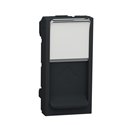 Prise pour 1 RJ45 S-One Unica NU941054 anthracite 1 module mécanisme seul