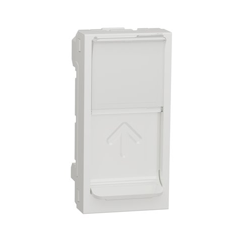 Prise pour 1 RJ45 S-One Unica NU941020 Blanc antibactérien 1 module mécanisme seul Prise pour 1 RJ45 S-One Unica NU941020 Blanc antibactérien 1 module mécanisme seul