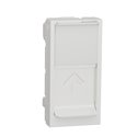 Prise pour 1 RJ45 S-One Unica NU941018 Blanc 1 module mécanisme seul