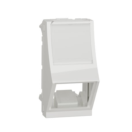 Prise pour 1 RJ45 S-One incliné Unica NU940620 Blanc antibactérien 1 module mécanisme seul Prise pour 1 RJ45 S-One incliné Unica NU940620 Blanc antibactérien 1 module mécanisme seul