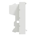 Prise pour 1 RJ45 Keystone/Systimax Unica NU946120 Blanc antibactérien 2 modules mécanisme seul