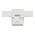 Prise pour 1 RJ45 Keystone/Systimax Unica NU946120 Blanc antibactérien 2 modules mécanisme seul