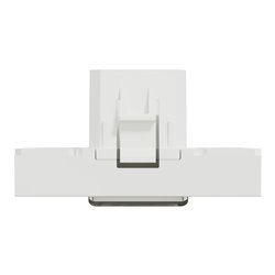 Prise pour 1 RJ45 Keystone/Systimax Unica NU946120 Blanc antibactérien 2 modules mécanisme seul