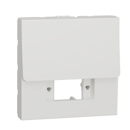 Prise optique LC duplex à compléter Unica NU943918 Blanc 2 modules mécanisme seul Prise optique LC duplex à compléter Unica NU943918 Blanc 2 modules mécanisme seul
