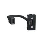 Prise HDMI préconnectorisée Unica NU343054 anthracite 1 module mécanisme seul