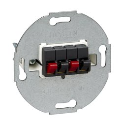 Prise haut-parleur double D-Life MTN467014 Anthracite 