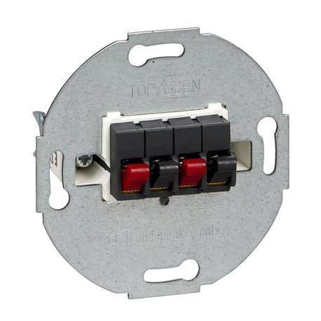 Prise haut-parleur double D-Life MTN467014 Anthracite 