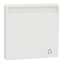 Enjoliveur pour commande simple avec porte-étiquette D-Life MTN3360-6037 blanc nordic mat 