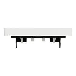 Enjoliveur pour commande simple avec porte-étiquette D-Life MTN3360-6037 blanc nordic mat 