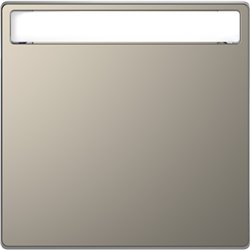 Enjoliveur pour commande simple avec porte-étiquette D-Life MTN3360-6050 nickel 