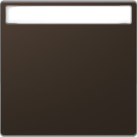 Enjoliveur pour commande simple avec porte-étiquette D-Life MTN3360-6052 mocca 