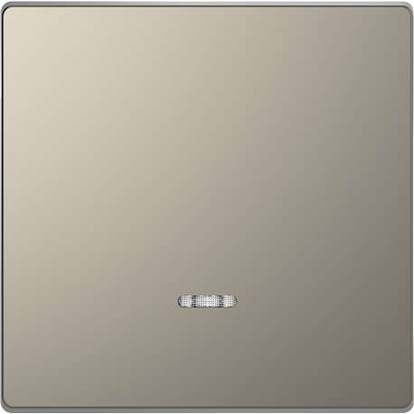 Enjoliveur pour commande simple avec voyant D-Life MTN3320-6050 nickel 