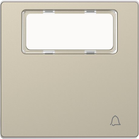 Enjoliveur pour commande simple étiquette picto carillon D-Life MTN3365-6033 blanc sable 