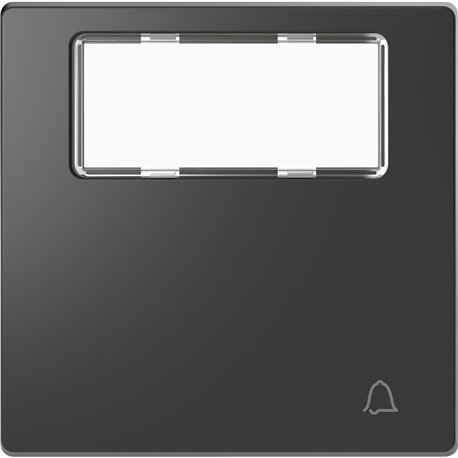 Enjoliveur pour commande simple étiquette picto carillon D-Life MTN3365-6034 anthracite 