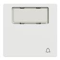 Enjoliveur pour commande simple étiquette picto carillon D-Life MTN3365-6037 blanc nordic mat 