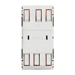 Prise double lum 2P+T FR 45° connexion rapide Unica NU306954S Anthracite mécanisme seul