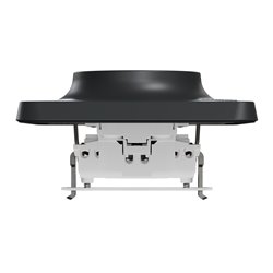 Prise double 2P+T pour boîte 1P FR vis Unica NU406954 anthracite mécanisme et plaque