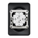 Prise double 2P+T pour boîte 1P FR vis Unica NU406954 anthracite mécanisme et plaque