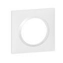 Plaque carrée dooxie 1 poste finition blanc 600801