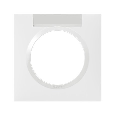 Lot De 5 Plaques Legrand Dooxie - 1 Poste, Blanc Chrome Rosé, Carrée - Référence 600921 - Neuf En Blister