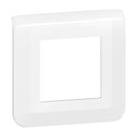 Plaque de finition Mosaic pour 2 modules blanc 078802L
