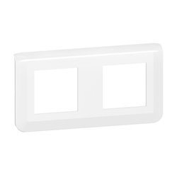 Plaque de finition horizontale Mosaic pour 2x2 modules blanc 078804L