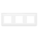 Plaque de finition horizontale Mosaic pour 3x2 modules blanc 078806L
