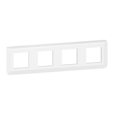 Plaque de finition horizontale Mosaic pour 4x2 modules blanc 078808L
