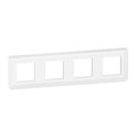 Plaque de finition horizontale Mosaic pour 4x2 modules blanc 078808L