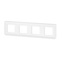 Plaque de finition horizontale Mosaic pour 4x2 modules blanc 078808L