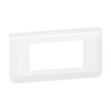 Plaque de finition horizontale Mosaic pour 4 modules blanc 078814L