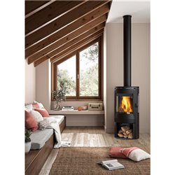 Poêle à bois Neosen P948837 8 kWatts Noir