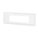 Plaque de finition horizontale Mosaic pour 6 modules blanc 078816L