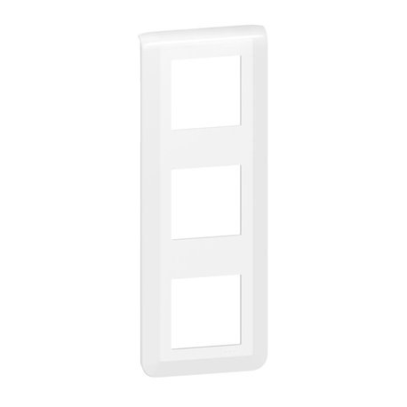 Plaque de finition verticale Mosaic pour 3x2 modules blanc 078823L