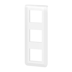 Plaque de finition verticale Mosaic pour 3x2 modules blanc 078823L