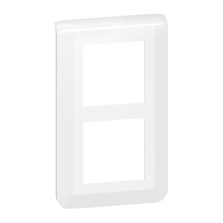 Plaque de finition verticale speciale renovation Mosaic pour 2x2 modules blanc 078854L Plaque de finition verticale speciale renovation Mosaic pour 2x2 modules blanc 078854L