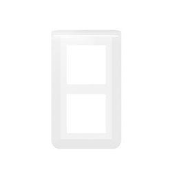 Plaque de finition verticale speciale renovation Mosaic pour 2x2 modules blanc 078854L