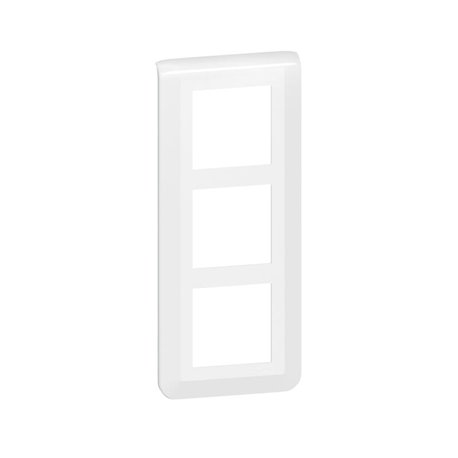 Plaque de finition verticale speciale renovation Mosaic pour 3x2 modules blanc 078856L