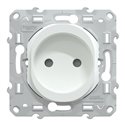 Prise de courant à puits 2P 16A bornes vis Ovalis S320033 Blanc 
