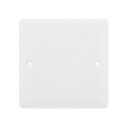 Couvercle universel carre Batibox 80x80mm pour boite 1 poste 089281