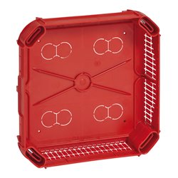 Boite complete Batibox maconnerie pour derivation rectangulaire 175x175x40mm 089274