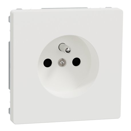 Prise de courant 2P+T FR D-Life MTN2500-6035 Blanc lotus mécanisme et enjoliveur